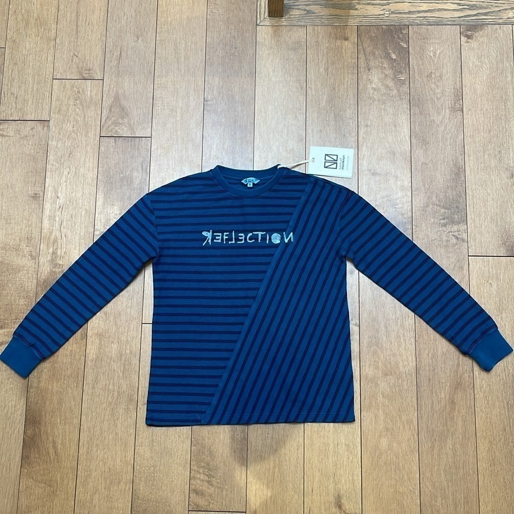 Barn of monkeys NWT REFLECTION LONG SLEEVE striped sweater pullover kids size 8 - Picture 7 of 12